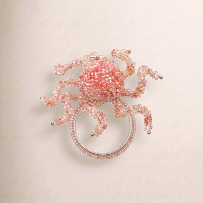Beaded Octopus Napkin Ring