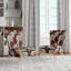 Chaise d'appoint rembourrée en velours Rich