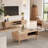 39" Wooden Coffee Table with Drawer