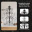  Metal Christmas Tree with Stand Powder-coated steel-568260291-568260292