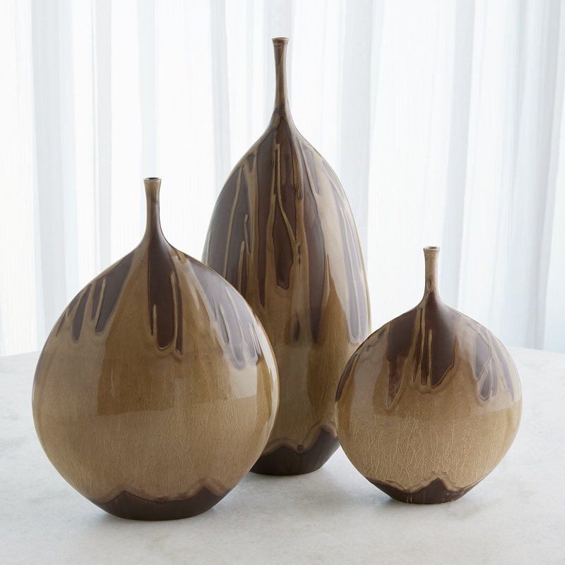 Splash Bottle-Umber-Sm, 12.25" H x 9" W x 5.25" D