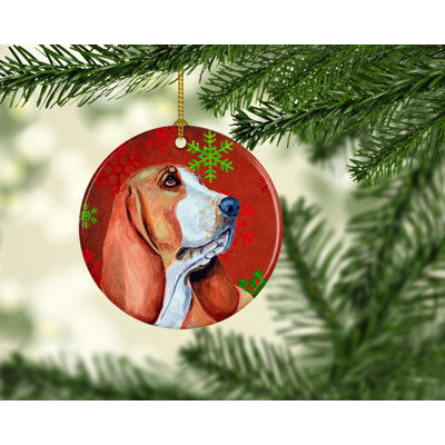 3'' Ceramic Animals Hanging Figurine Ornament