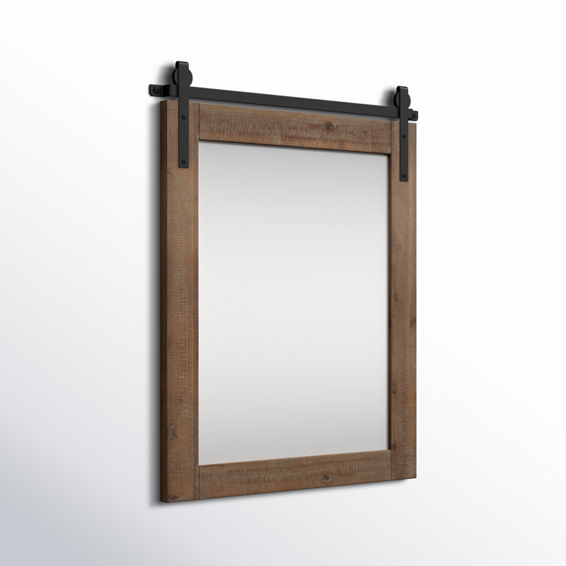 Miroir Dayanah, Brun rustique, 26,75 po x 19,5 po