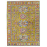 Laurel Sivas Machine Woven Polyester Area Rug in Yellow