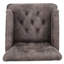 Chaise grise et brune, mousse généreuse, structure moderne en bouleau avec capitonnage, microfibre, pieds-1675199690