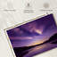«Purple Night Sky» sur impression sur toile-650116175