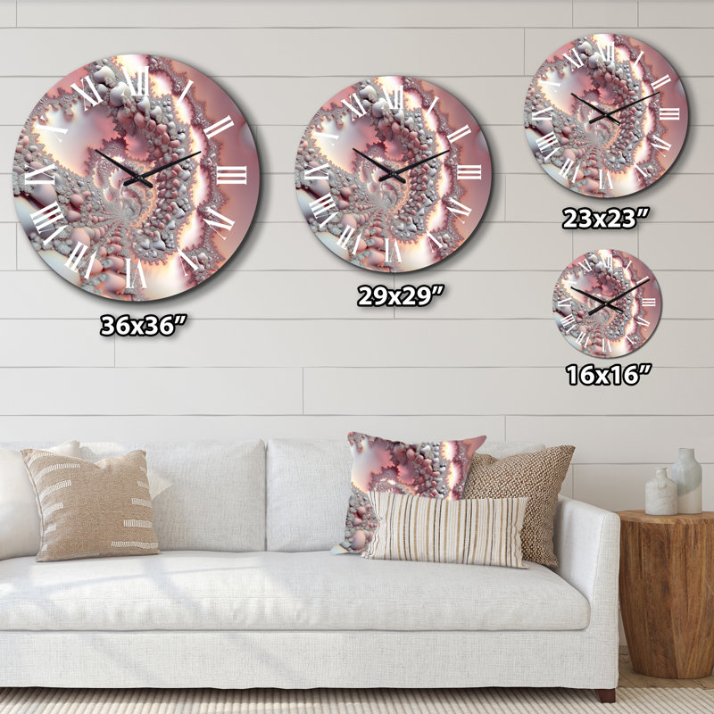 Horloge murale en métal, Très grand