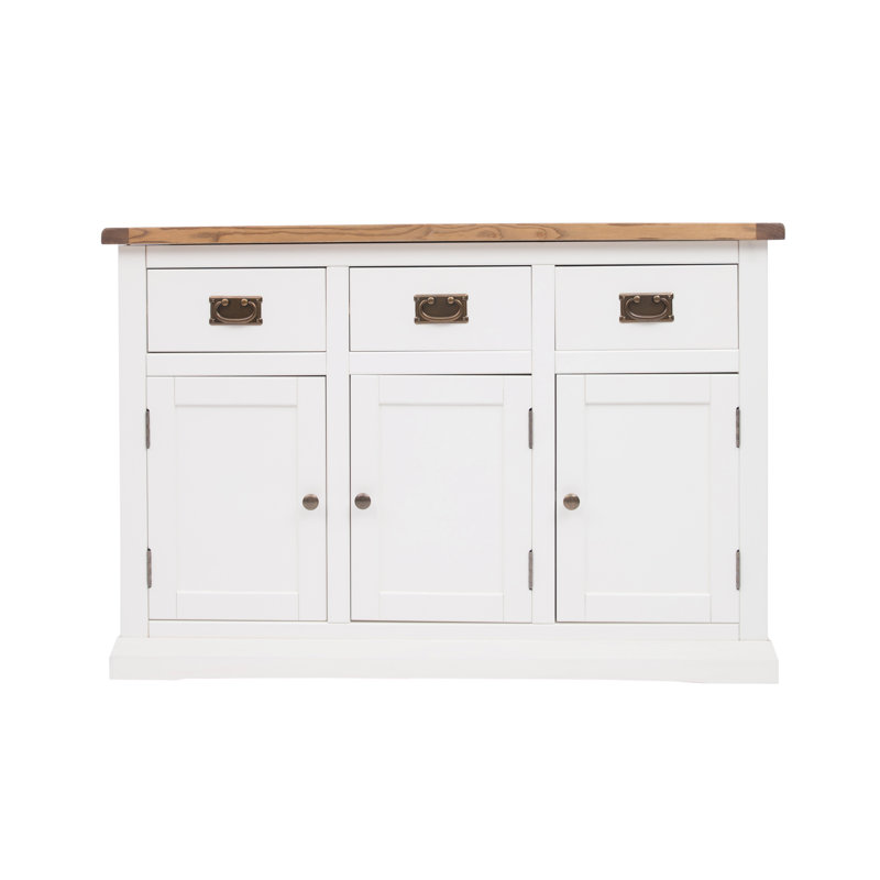 Terzenbach 120cm Sideboard, Off White/Natural