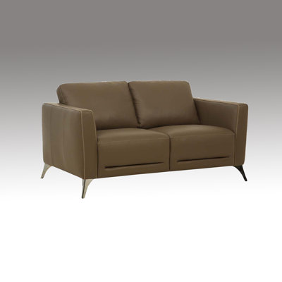 59'' Faux Leather Loveseat