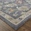 Tapis oriental transitionnel gris / ivoire / rouge Rylan-134612234