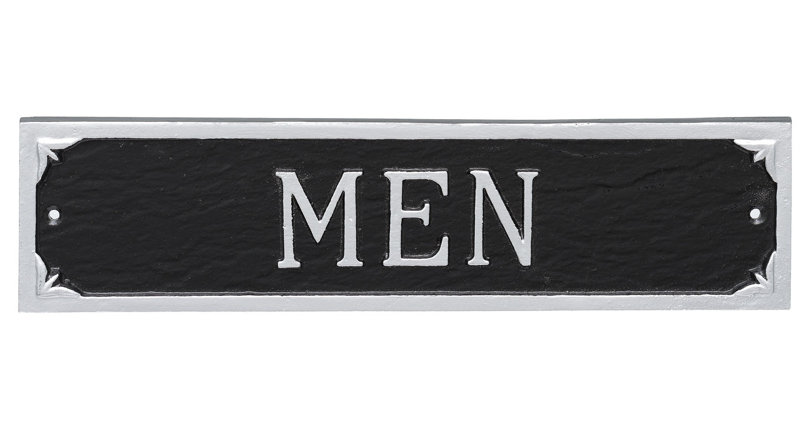 Weather Resistant Metal Garden Plaque, Black/Silver