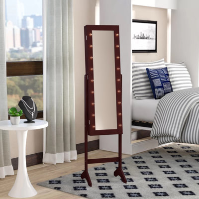 Armoire à bijoux avec miroir Bowen