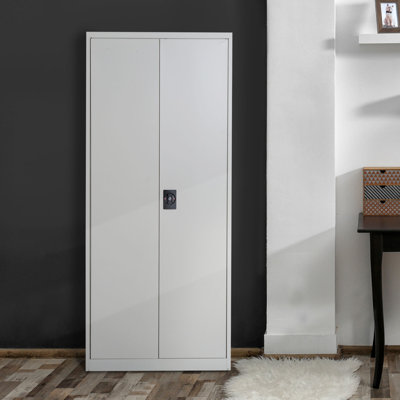 Vinsetto Filing Cabinet Storage Office 2 Doors Adjustable Shelf Metal Furniture