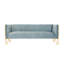 Vector 82' Velvet Upholstered Tuxedo Arm Sofa-28848101