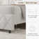 Alfye Faux Leather Upholstered Platform Bed with Diamond Button Tufted Headboard & Footboard