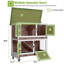 Cage à lapins intérieure mobile Rabbit Hutch-1151367550