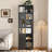 70.8"H X 23.6"W Standard Bookcase with 4 Shelves & 2 Doors - for Home Office & Living Room-96014791