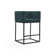 Upholstered Counter Stool with Metal Frame