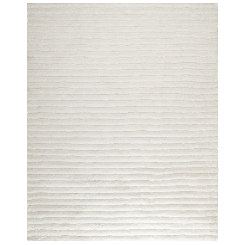 Wyler Shag Hand Tufted Performance Solid Color Rug, Rectangle 9' x 12'