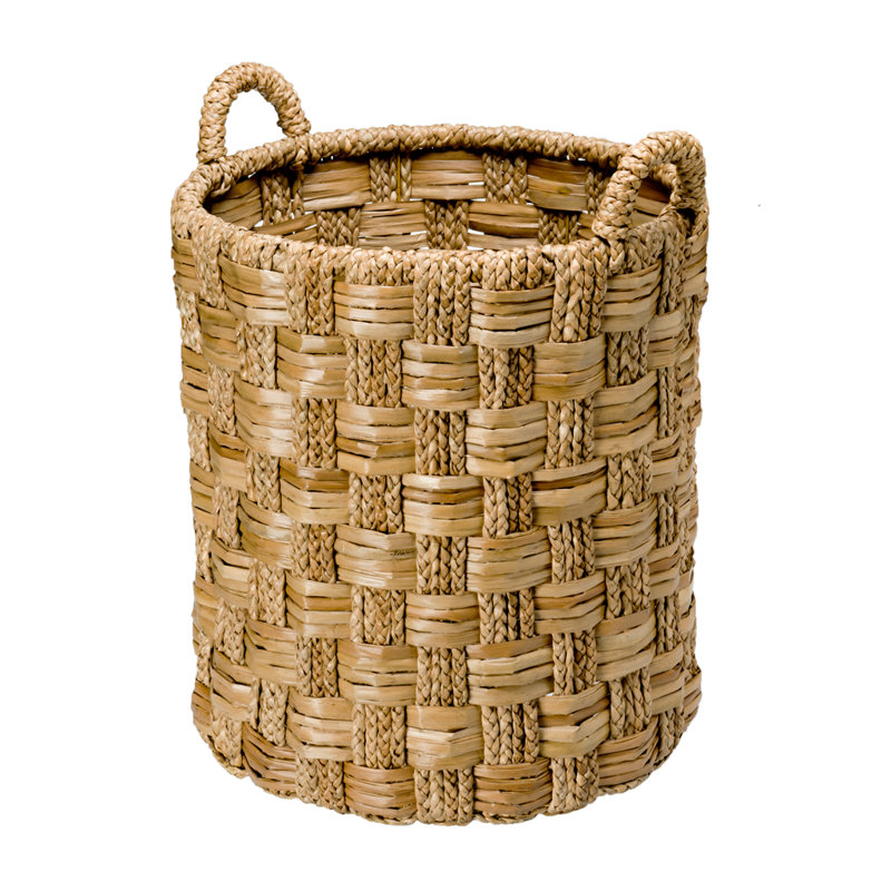 Panier tressé en ruppie maritime Portillo, H 27 po x l 20 po x P 20 po