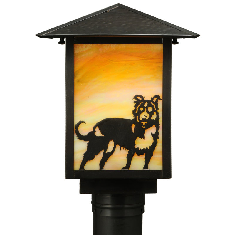 Tête de lanterne à 1 lumière Seneca Dog