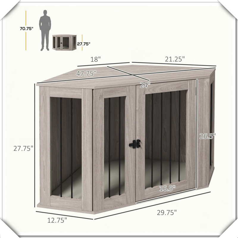Table de bout d'angle pour chien