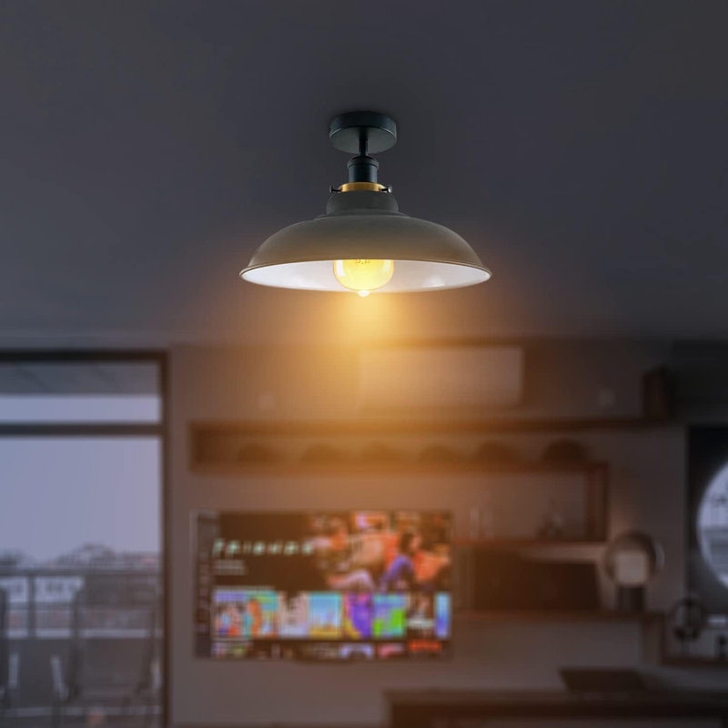 Kunze Flush Mount, Grey