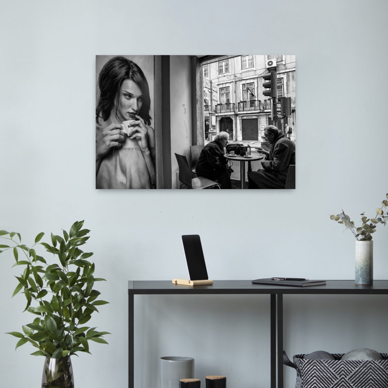 Art contemporain, art contemporain romantique, H 16 po x l 24 po