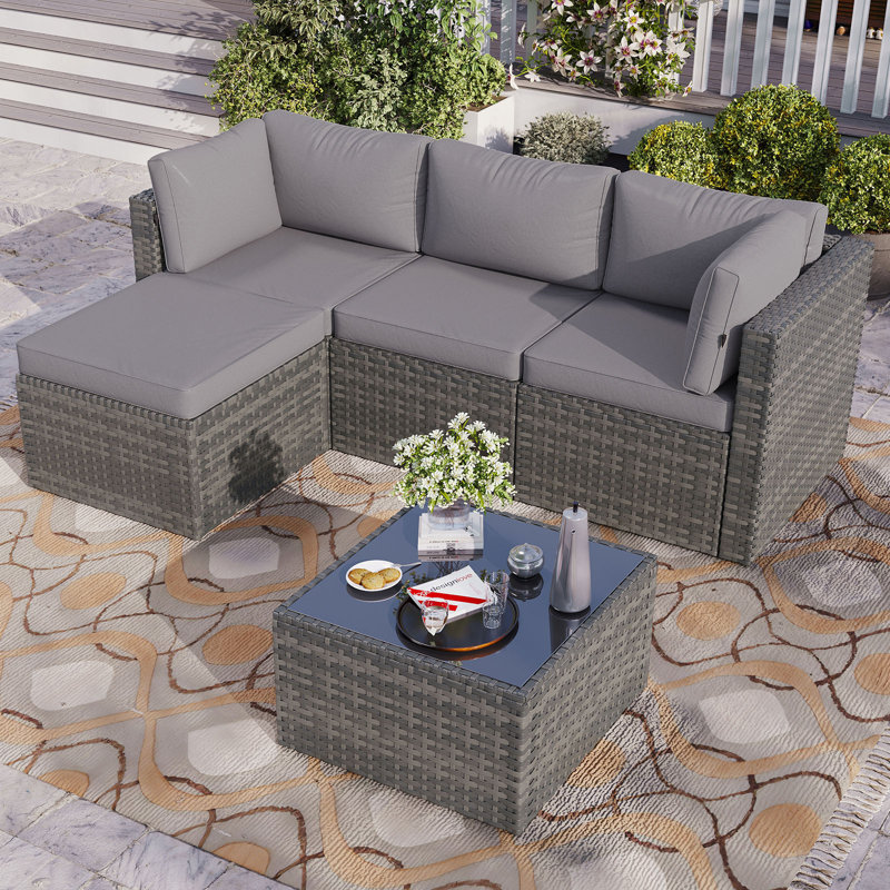 Patio Sofa, Grey