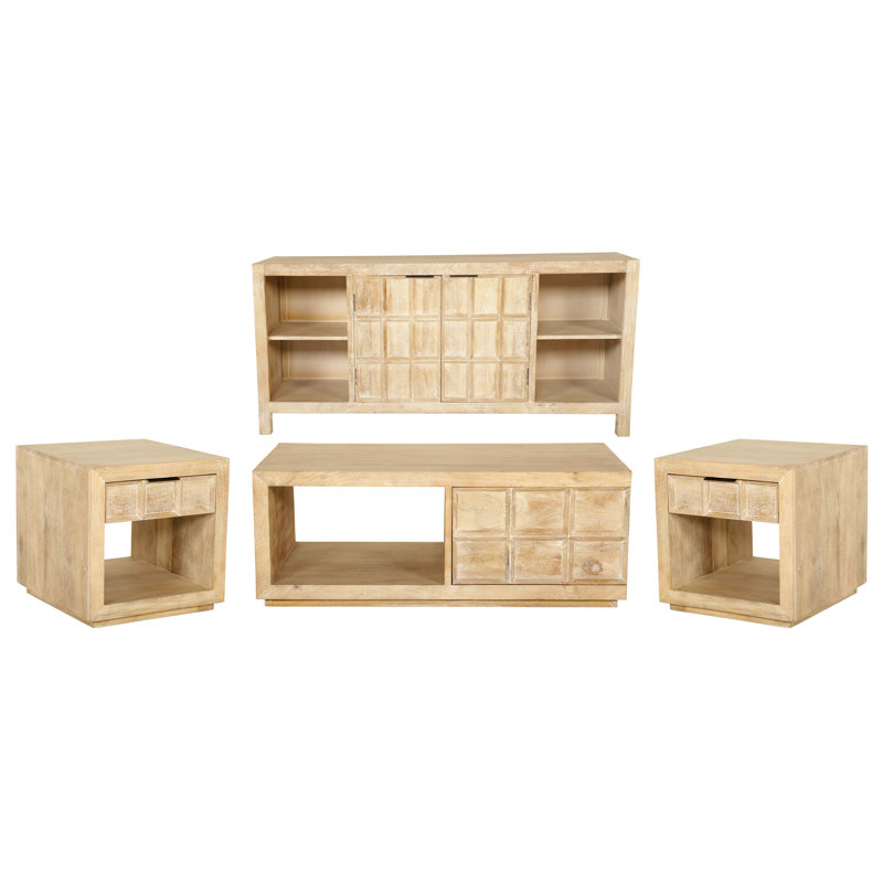 Rectangular Storage Cocktail Table