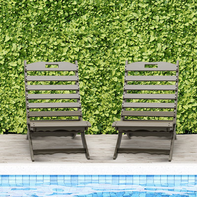 Alexeya Foldable Outdoor Adirondack Chair
