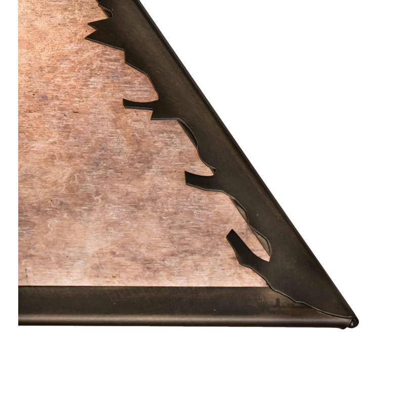 Rustic Lodge Table Lamp, Silver