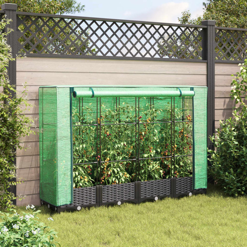 Cesiro Raised Garden Bed, Black