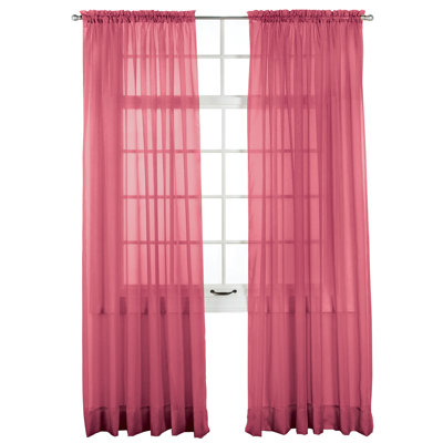 Elegance Sheer Curtain Single Panel