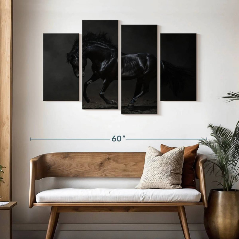 Dark Horse, 32" H x 52" W