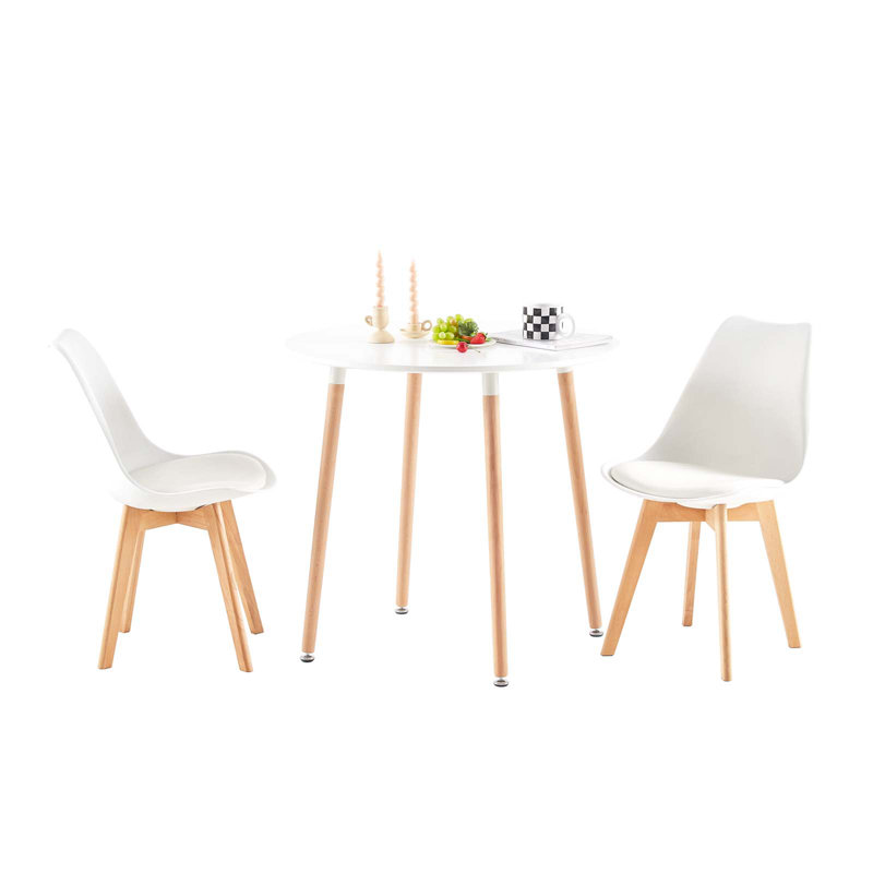 Ensemble repas rond 31,5 po Dorelien, Blanc