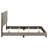 Efram Taupe Upholstered Full Panel Bed