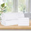Keshayla Ribbed Cotton Absorbent Heavy 4pc Hand Towel and 2pc Bath Sheet Set-1862066167