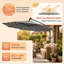 Parasol d'extérieur en porte-à-faux à DEL 10 pi-224995762