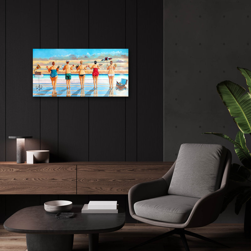 Art mural en verre Rosecliff Heights, H 12 po x l 24 po