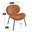 Chaise d'appoint simple Mid-Century Modern-389013533