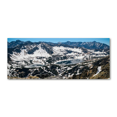 Lake In The Tatras - No Frame Print on Canvas