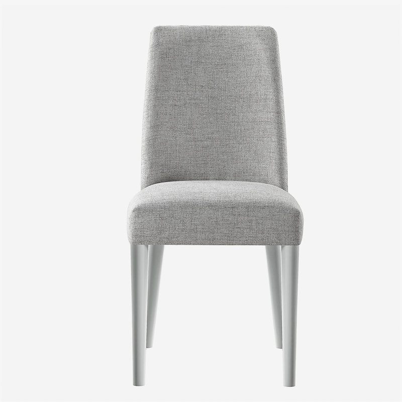 Chaise Taylor avec pieds gris, Gris