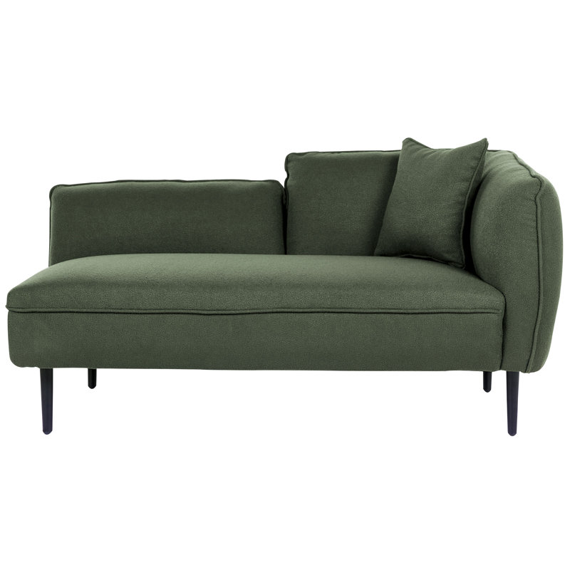 Bawnard Upholstered Chaise Lounge, Green