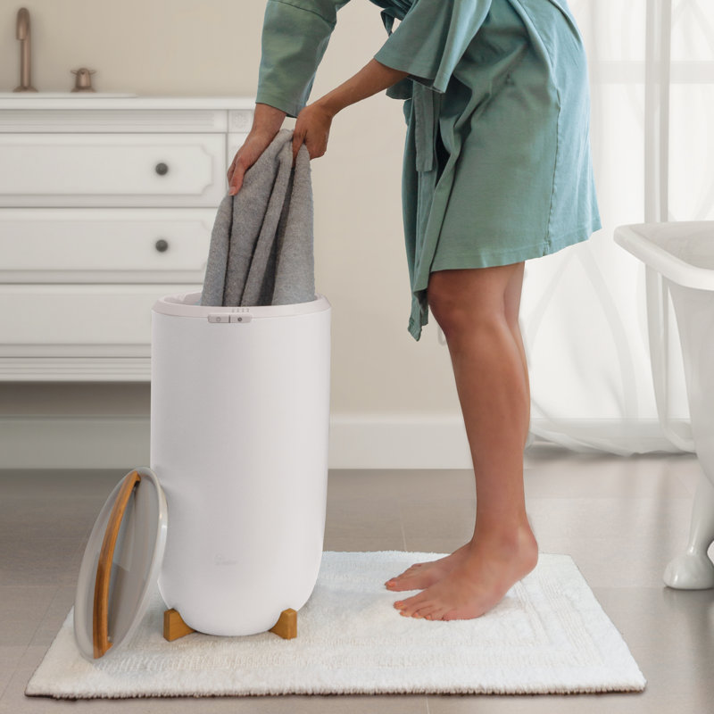 Chauffe-serviettes électrique sur pied Ultra Large Luxury, Blanc