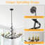 Lustre classique à 12 lumières de style bougie avec détails en fer forgé (ensemble de 2)-1337518852-1337518875