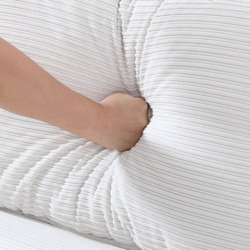 Canapé confortable et polyvalent pour les petits espaces, idéal pour diverses activités, de regarder un film à travailler