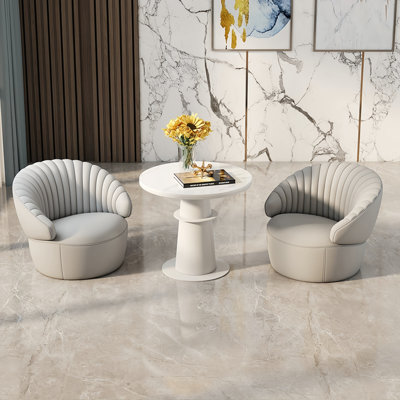Simple sofa chair and tea table combination
