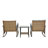 3Pcs Rocking Rattan Set Wholesale Leisure Chair Outdoor Rattan Rocking Chair Set-331473066