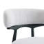 Parsons Set of Two Light Grey Fabric Black Effect Ash Wooden Frame Dining Chairs